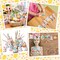 Chunful 30 Pcs Happy Easter Wooden Ornaments with Ropes Spring Egg Gnome Bunny Carrot Basket Holiday Easter Decorations Wood Bunny Ornament Embellishments Decorative Hanging Ornaments for Party